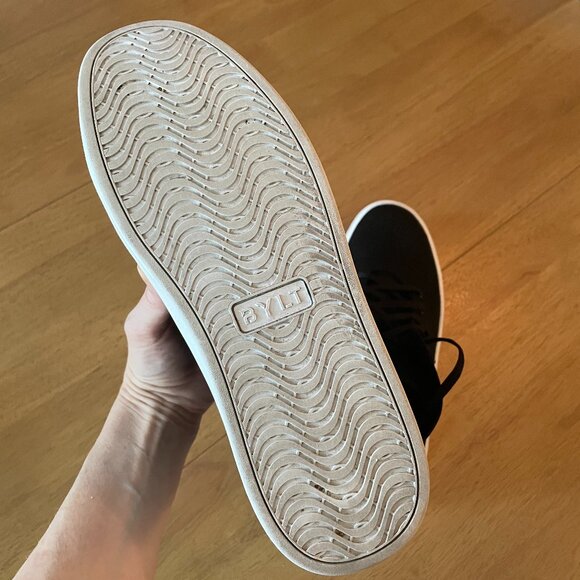 BYLT Premium Basics Men's High Top Sneakers - Lido Hytop Shoes, Black, Size 9 - Picture 15 of 16